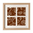 thumbnail image 1 of Marine Living s Art Deco Fashion Frame Wall Tabletop Display 4 Openings Picture, 1 of 3