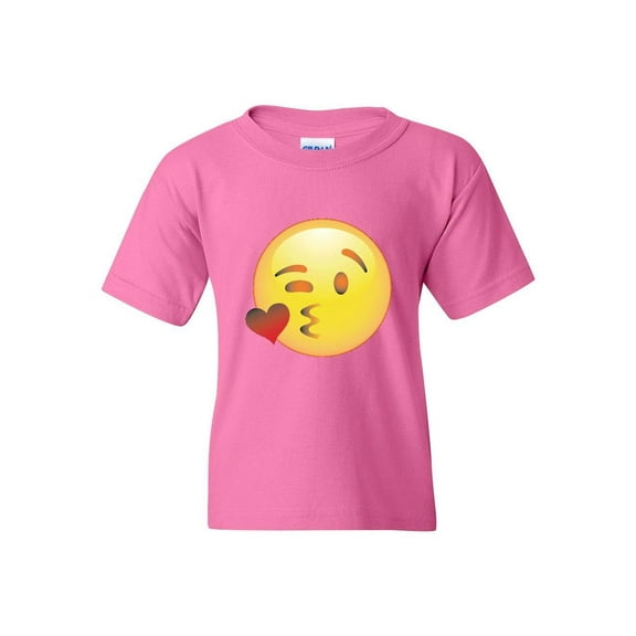 Big Girls T-Shirts and Tank Tops - Emoji Winky Face