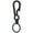 KM01 Black, variant on Key Unity Keychain Clip with Bottle Opener, KM01 Titanium Carabiner Key Ring Holder for Car Keys, Key Finder (Black)