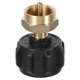 thumbnail image 1 of Adaptador de recarga de propano Adaptador de recarga de tanque de propano de latón Acoplador de tanque de cilindro de gas para recarga segura de propano Mantenimiento del cilindro de gas, 1 of 7