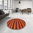 thumbnail image 3 of Ahgly Company Indoor Rectangle Abstract Orange Red Abstract Area Rugs, 6' x 9', 3 of 6