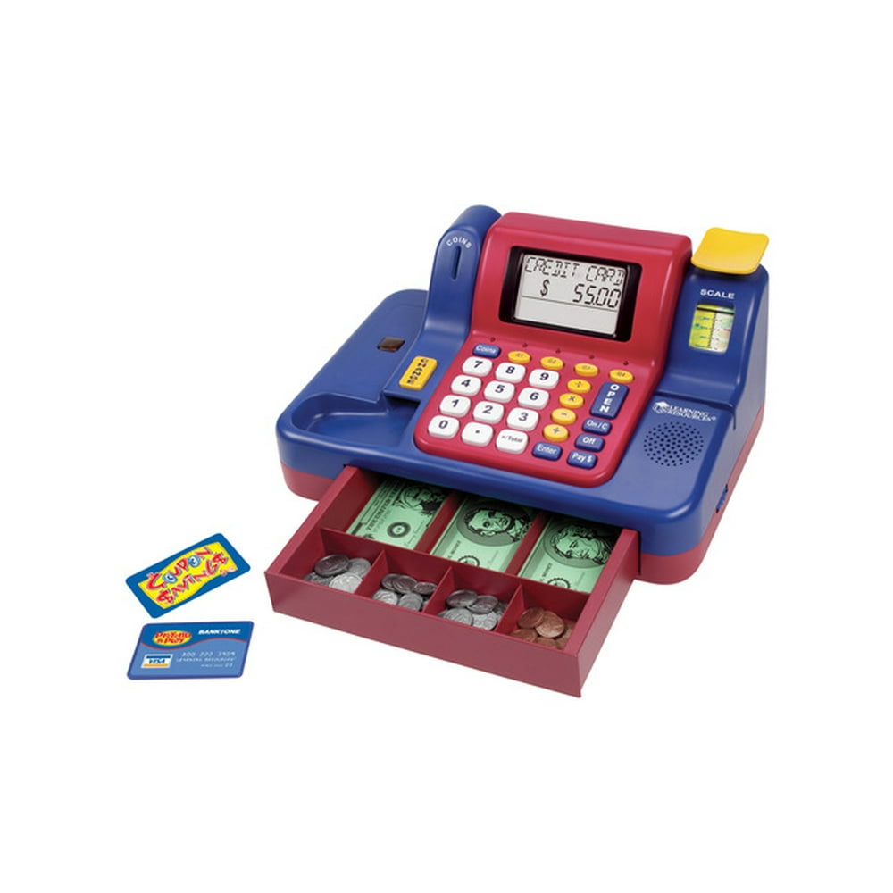 Learning Resources Pretend and Play Teaching Cash Register Walmart