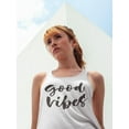 thumbnail image 2 of Good Vibes. Tank Women -Image by Shutterstock, Female Large, 2 of 4