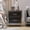 Black, variant on Cterwk MDF Nightstand with 2 Drawers, Modern Bedside Table for Bedroom, Living Room, White