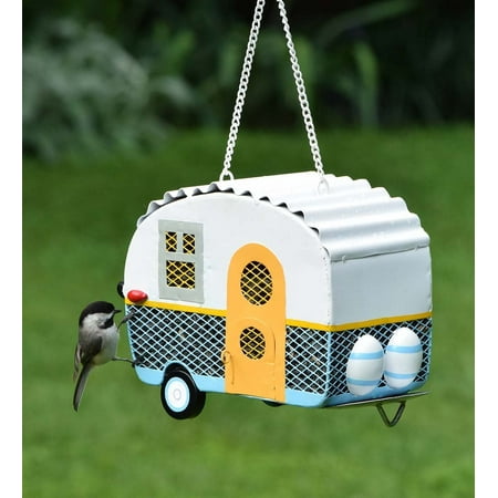 Plow Hearth Catalog Retro Camper Bird Feeder - 11 L x 5.25 W x 7.75 H, Bird feeder with camper design By Plow Hearth ()