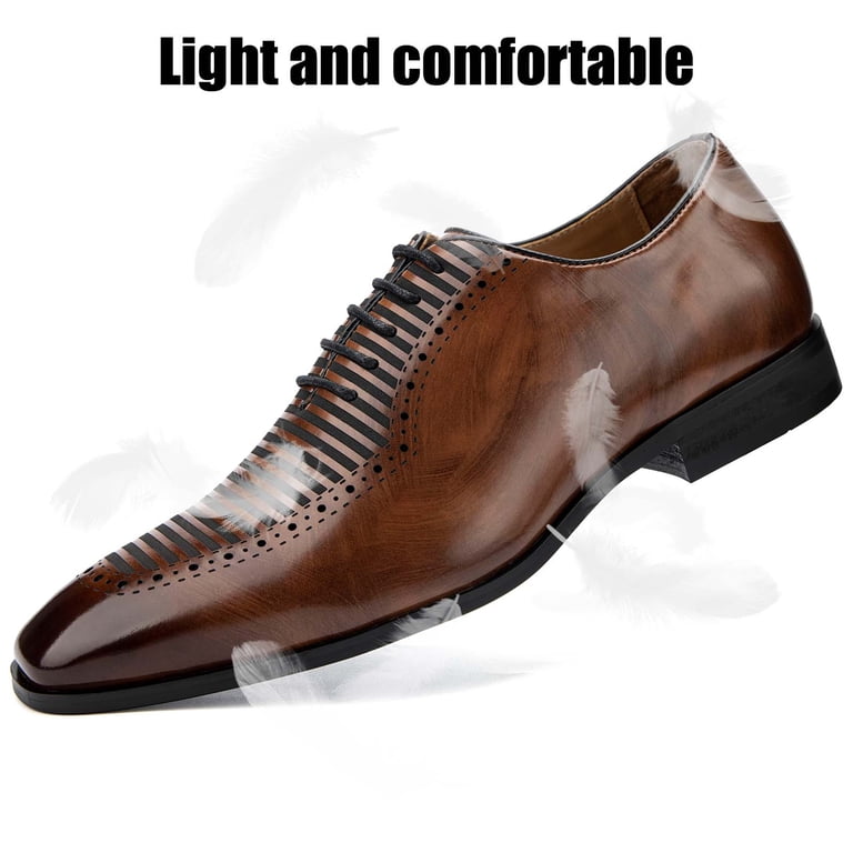 JITAI Men Dress Leather Shoes Men display picture 3