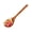 Natural/10 3/4", variant on Restaurantware-Coco Casa 10.8 Inch Handmade Serving Spoons, 10 Greaseproof Coconut Spoons - Lacquered, Sustainable, Brown Coconut Serving Flatware, For Hot And Cold Foods