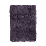 Nestl Super Soft Shaggy Bath Rug, Absorbent Bathroom Rug, 17" x 24", Purple