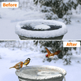 Auniq Bird Bath Heater 70 W for Outdoor Winter Thermostatic Control