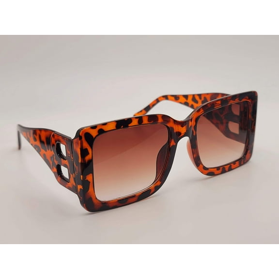 Fashion Big Rectangle Unisex Luxury Sunglasses Vintage Punk Oversized