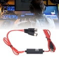 thumbnail image 1 of Cable USB A MIDI, Cable De Cobre De PVC Plug And Play, 16 Canales De Entrada MIDI, Convertidor De Cable MIDI A USB Para Teclado Musical, 1 of 7