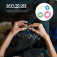 thumbnail image 2 of Pompom Maker Kit with 8 Pieces in 4 Sizes for Fluff Ball Making Craft Tool Assorted Color 3 5cm 5, 2 of 9