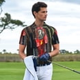 thumbnail image 3 of Sikiie farm work Print Men's Short-sleeved POLO Shirts, Button-down Shirts and T-shirts are Suitable for Vacation, Leisure and Business-Small, 3 of 6