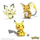 thumbnail image 2 of Set de construcción de juguetes MEGA Pokémon con figuras de acción Pikachu de 4 pulgadas, 2 of 7