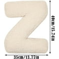 thumbnail image 4 of Enqlish Letters PillowInitial Pillows,26 English Letters Throw Pillow,Velvet Letter Shaped Pillow,Letters Cushion for Kids Room Couch Bed Floor or Car Decoration, 4 of 8