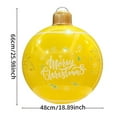 thumbnail image 3 of ToyKingdee Christmas Ornaments, Inflatable Ornaments Balls Outdoor for Christmas Decorations, Giant Outdoor Jingle Bells for Front Door Yard Tree Hanging Decoration, 3 of 6