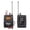 Only 1 Receiver with earphones, variant on D Debra PRO UHF IEM ER-2040 Dual Channel Wireless in Ear Monitor System with Earphone, for Stage, Recording, Studio, Band Rehearsal, Live Performance (with 2 Receivers)