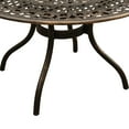 thumbnail image 4 of Ornate Outdoor Elegant Aluminum 48-in Round Patio Dining Table, 4 of 5