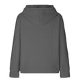 thumbnail image 6 of Edvintorg Hoodies Women Pullover Female Solid Casual Long Sleeve Round Neck Lightweight Sweatshirts Tops Comfy Fall Fashion Outfits, 6 of 7