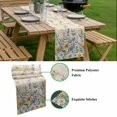 thumbnail image 5 of Floral Eucalyptus Leaves Table Runner - 72 Inch Long, Kitchen Dining Table Runner Dresser Scarves, Daisy Summer Botanical Vintage Farmhouse Decor for Coffee Tables Wedding Party Banquet, 5 of 8
