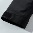 thumbnail image 7 of Windbreaker Jackets for Men Man Solid Color Three Prevention Cottoning Climbing Wear As One Down Cotton Intensification Warm Outdoor Jacket Men's Windbreakers Black XL, 7 of 7