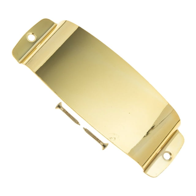 RUNROTOO Bass Bridge Protection Cover Guitar Bridge Cover Golden 1Set Maintains Sound Quality for Bass Instruments