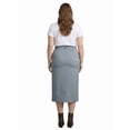 thumbnail image 5 of Womens Plus Size Skirt Midi Maxi Polyester Skirts Long Stretch Straight 14 to 24, 5 of 5