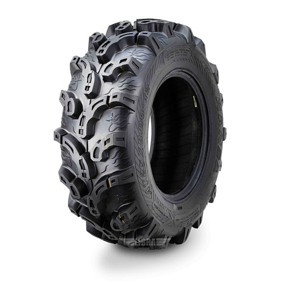 One New Premium WANDA ATV/UTV Tire 25x8-12 25x8x12 6PR P375 Super Lug Mud
