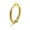 gold, variant on Fake Piercing Hoop Ring Spring Clip On Lip Nose Septum Ear Earring Delicate Jewelry ~-black-2*18mm