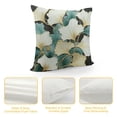 thumbnail image 4 of Chilfamy Flowers Marble Surface Gold Border Pillow Covers Printed on Both Sides for Couch Sofa Indoor Outdoor Home Decor 1PC 12x12in, 4 of 5