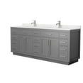 thumbnail image 7 of Wyndham Collection Wcg262684d-Vca-Unsmxx Beckett Tk 84" Free Standing Double Basin Vanity, 7 of 7