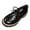 Black_012, variant on Domuza Women's Chunky Platform Lace Up Oxford Shoes, Faux Leather Lug Sole Casual Dress Shoes, Comfort Non-Slip Preppy Style Loafers for Office Daily Commuting Wear Brown 5.5(EU-36)