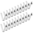 thumbnail image 1 of Uxcell Paquete de 20 Clips de Resorte en V de Acero de 5mmx33mm para Remo de Kayak, 1 of 1