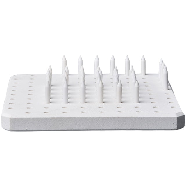 60 Pcs Outils de Cuisson en Céramique Résistants aux Hautes Températures avec Tapis Réfractaire - Clous de Support Durables pour Applications de Four à Poterie