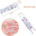 thumbnail image 2 of 100pcs Transparent Plastic Clothespins Clips Glittering Photo Paper Clips Clothesline Utility Clips for Crafts Party Christmas Ornament Home Laundry Tool, 3.5 cm x 0.5 cm x 0.8 cm, 2 of 7