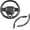 black, variant on Car Carbon Fiber Anti-Skid Steering Wheel Cover, Segmented Steering Wheel Protector, Butterfly Steering Wheel Cover, Universal 99% Car Wheel Cover Protector, Car Interior Accessories (Black)