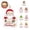 7 PCS, variant on QISIWOLE Christmas Cash Gift Hanging Ornament, Angel Acrylic Scene Decoration with Money Slot, 4 in Acrylic Ornament, for Christmas Tree Fireplace Mantel and Cash Gift Giving