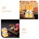 thumbnail image 2 of 100 cajas redondas para pastel de luna (doradas), 2 of 8