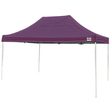 10' x 15' Pro Pop-up Canopy Straight Leg, Purple Cover