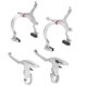 thumbnail image 1 of Kit Frenos Caliper bicicleta BMX aluminio plateado S Shine S Shine STD, 1 of 5