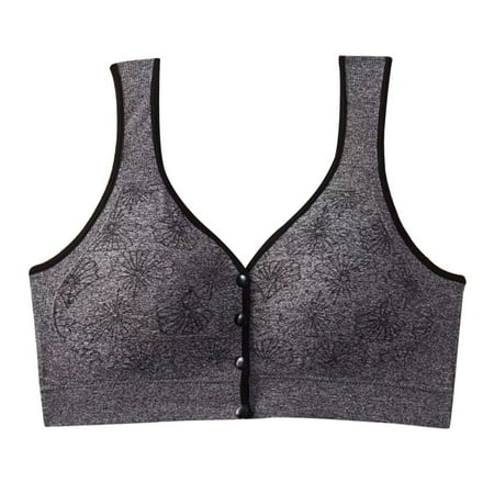 Xiaoxatg Women s Seamless Wrap Chest Buttonless Wireless Comfortable Push Up Nursing Bra For Middle And Elderly Women Thin Bra