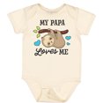 thumbnail image 3 of Inktastic My Papa Loves Me with Sloth and Hearts Boys or Girls Baby Bodysuit, 3 of 5