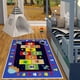 thumbnail image 1 of Alfombra de juego educativa para niños, alfombra antideslizante para sala de juegos con números del alfabeto ABC, 1 of 7