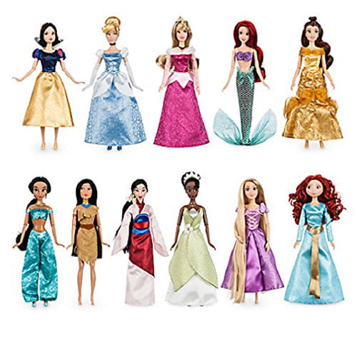 disney princess 12 doll set