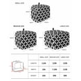 thumbnail image 2 of Black Rhombus Small Toaster Cover 2 Slice, Kitchen Appliance Covers, Retro Abstract Geometric Pattern Toaster Oven Cover with Loop, Bread Machine Cover Polyester Dust Cover Protection, 2 of 4