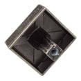 thumbnail image 2 of GlideRite 1-1/8 In. Modern Square Cabinet Knob, Weathered Nickel, 2 of 5