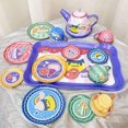 thumbnail image 2 of Juguetes para jugar a las casitas Juguetes De Hojalata, Juego De Té, Juego De Juguetes Para La Hora Del Té, Regalo Para Niños, Cocina, Juego De Simulación, Juego De Pasteles De 14 Uds. Magideal Juguetes para jugar a las casitas, 2 of 7