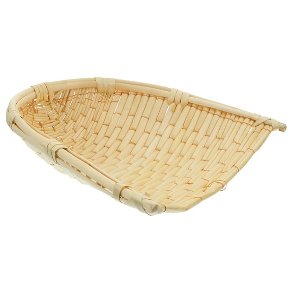 Zehuanyu  Dustpan Woven Tray Table Top Decor Portable False Eyelashes Baby