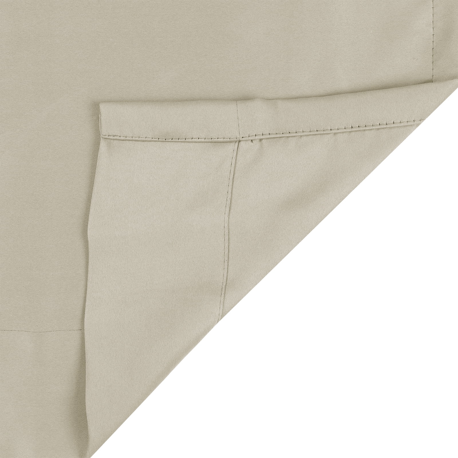 TWOPAGES Blackout Curtain Pinch PLeated Light Blocking Curtain for Kids Room, 1 Panel, 52"x96", Beige