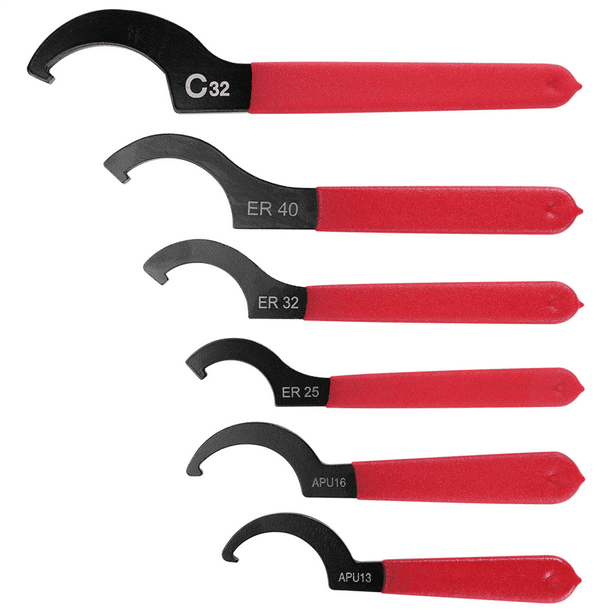 6 Pieces Spanner Wrench Set Adjustable Coilover Wrench Spanners